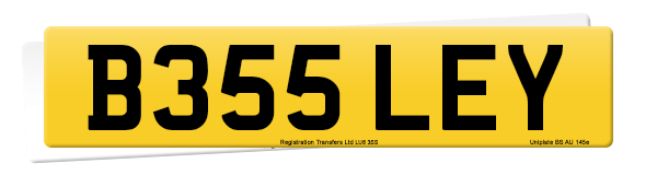 Registration number B355 LEY